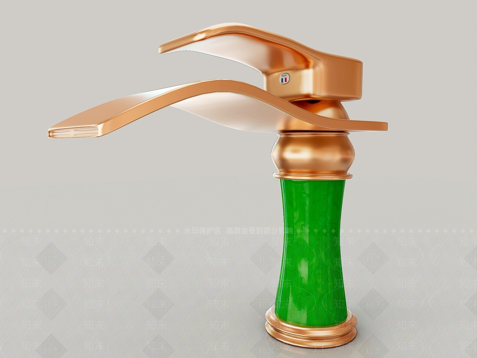 复古欧式水龙头SU模型下载【ID:1164014279】