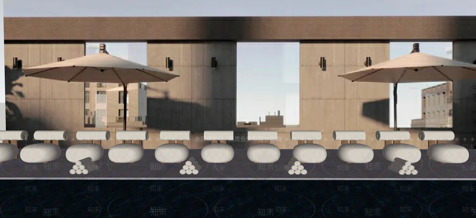 现代轻奢户外椅SU模型下载【ID:1164015728】