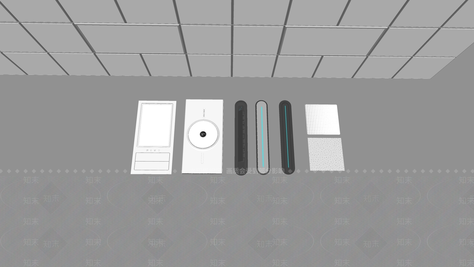 现代简约吊顶SU模型下载【ID:1164020336】