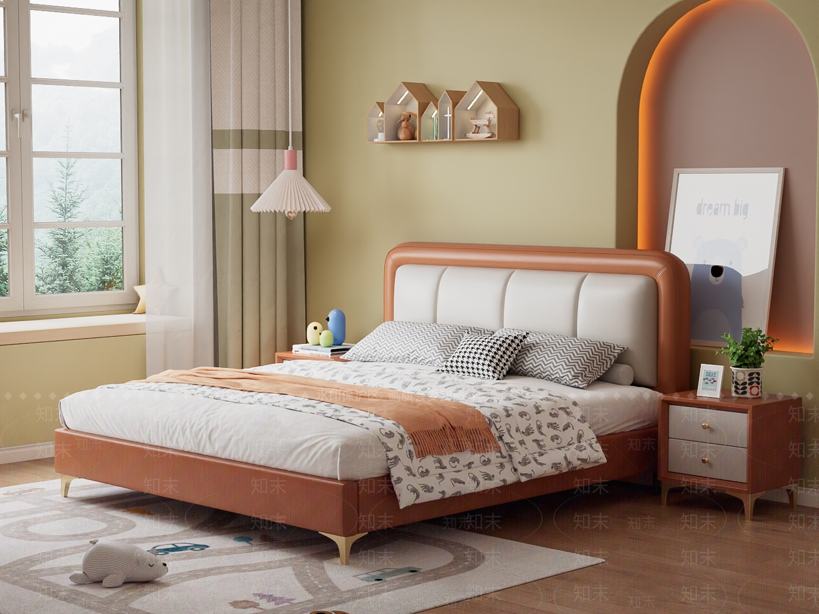 儿童床3D模型下载【ID:1164023505】