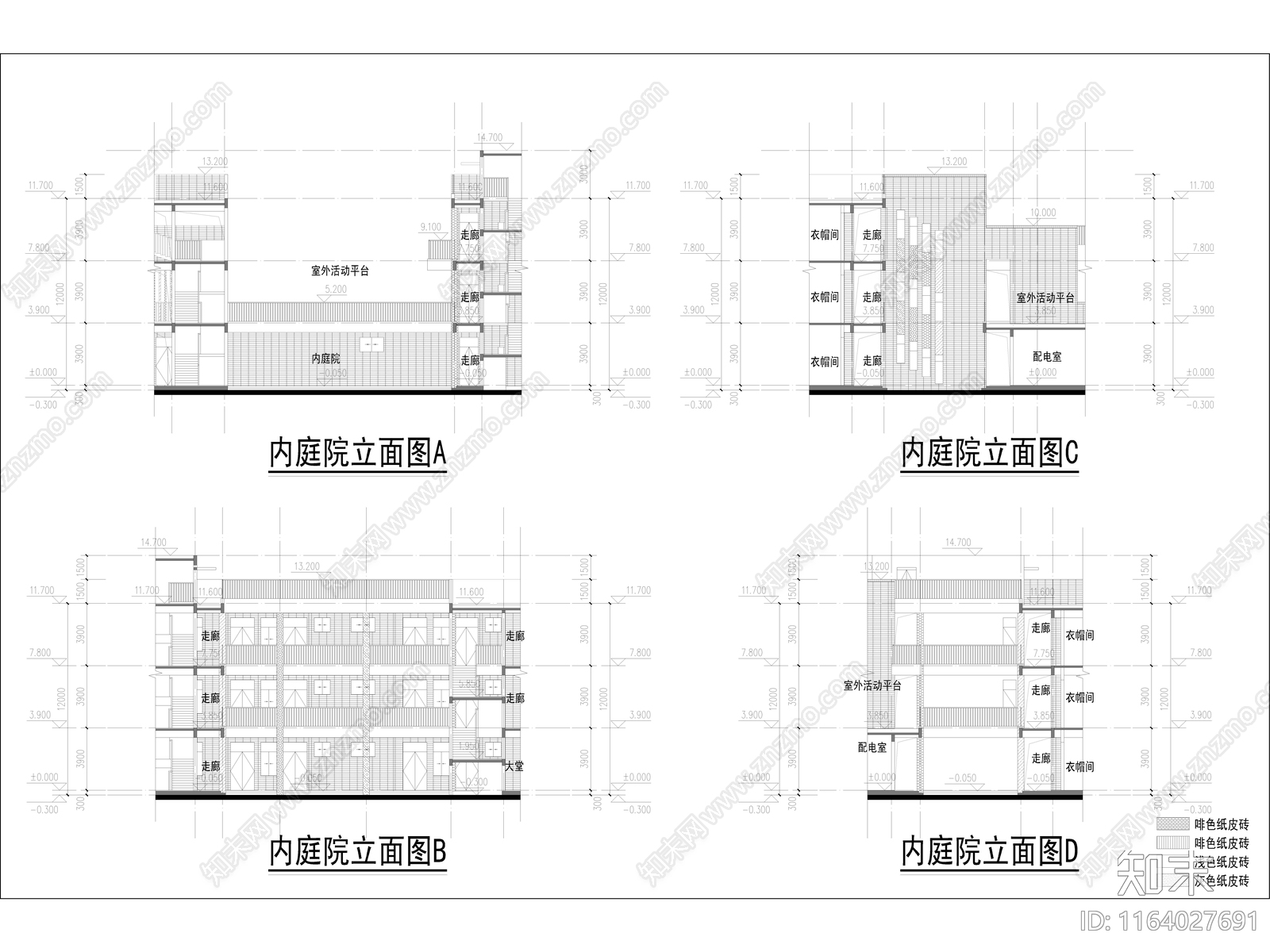 现代幼儿园建筑cad施工图下载【ID:1164027691】