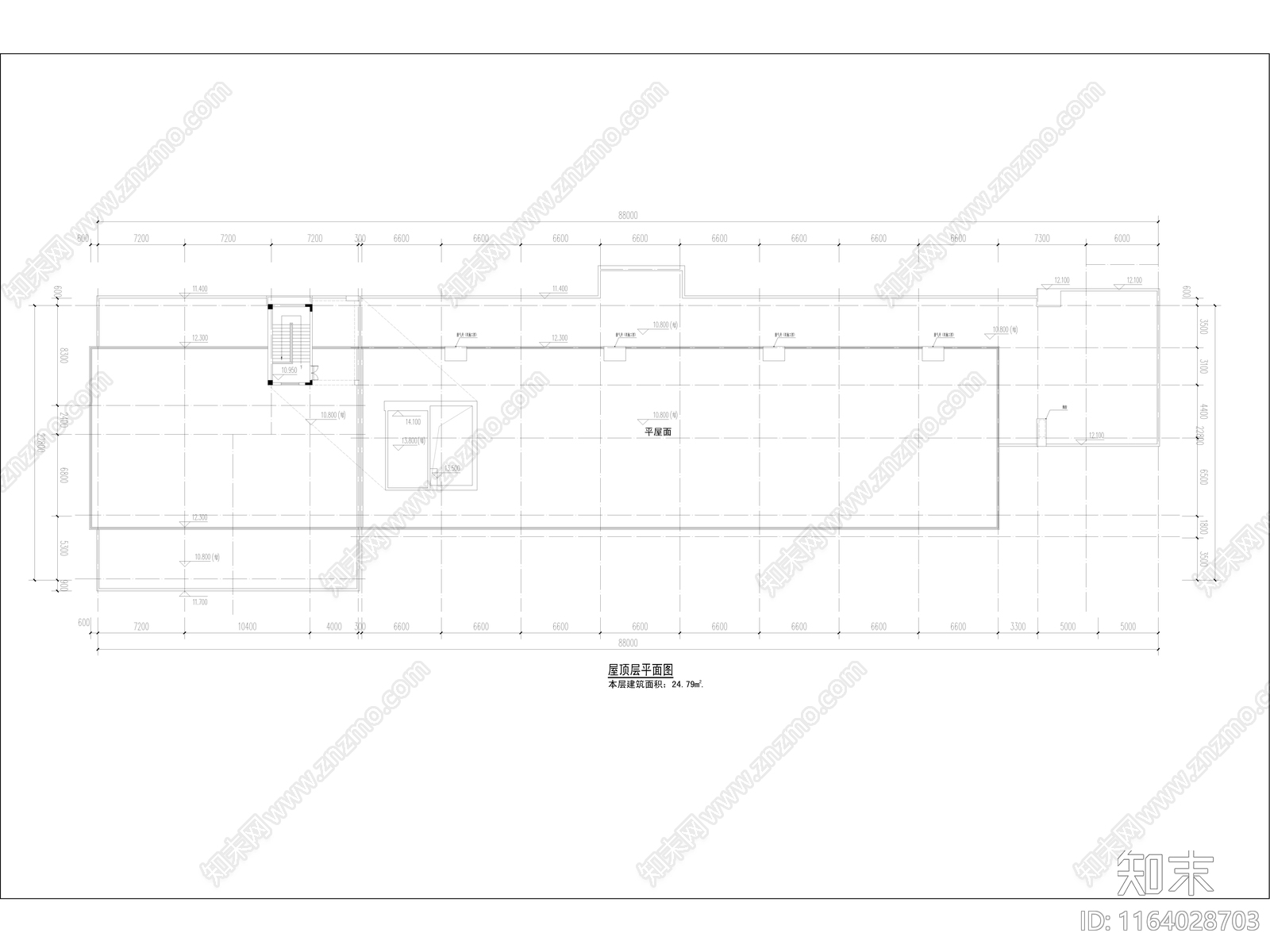 现代幼儿园建筑cad施工图下载【ID:1164028703】