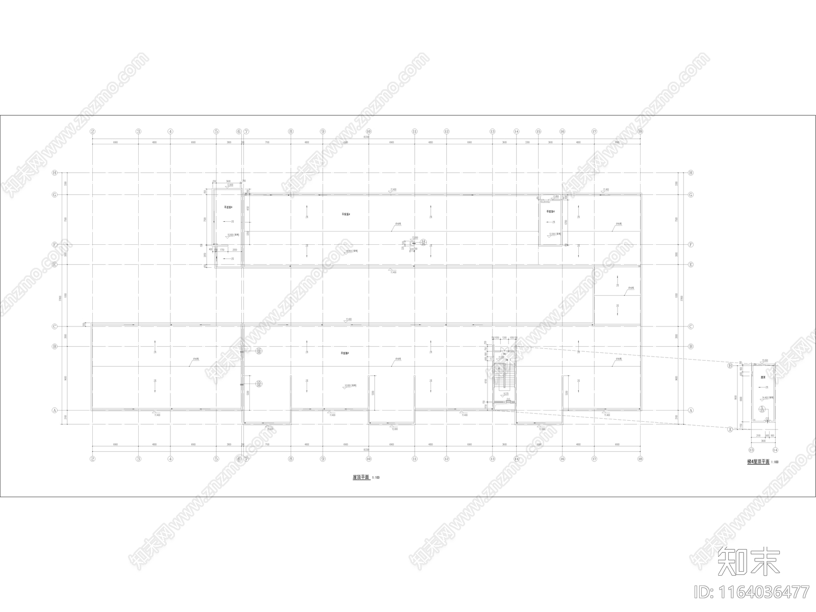 现代幼儿园建筑cad施工图下载【ID:1164036477】