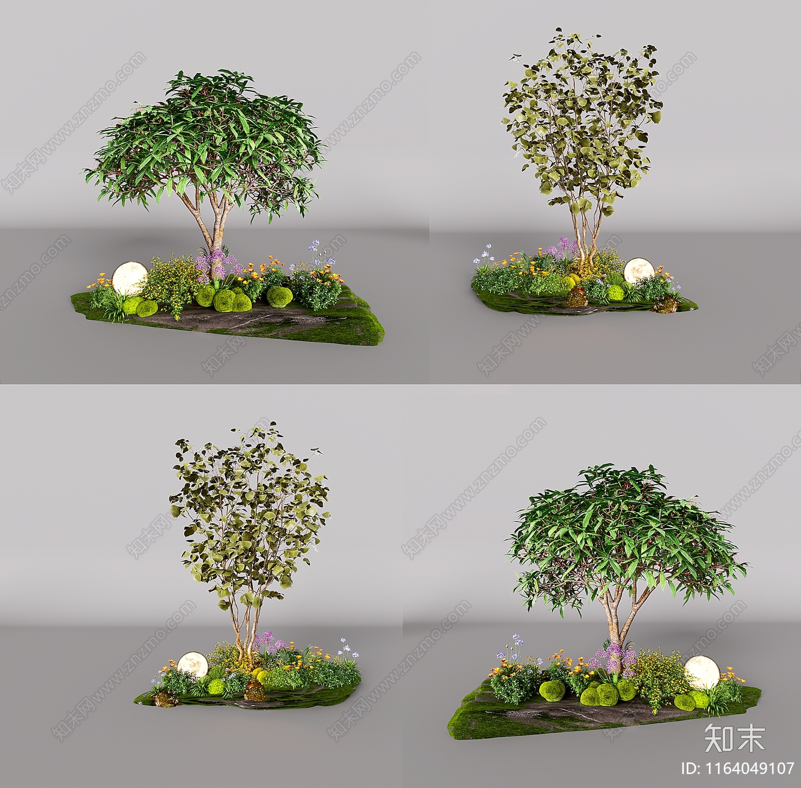 植物堆3D模型下载【ID:1164049107】