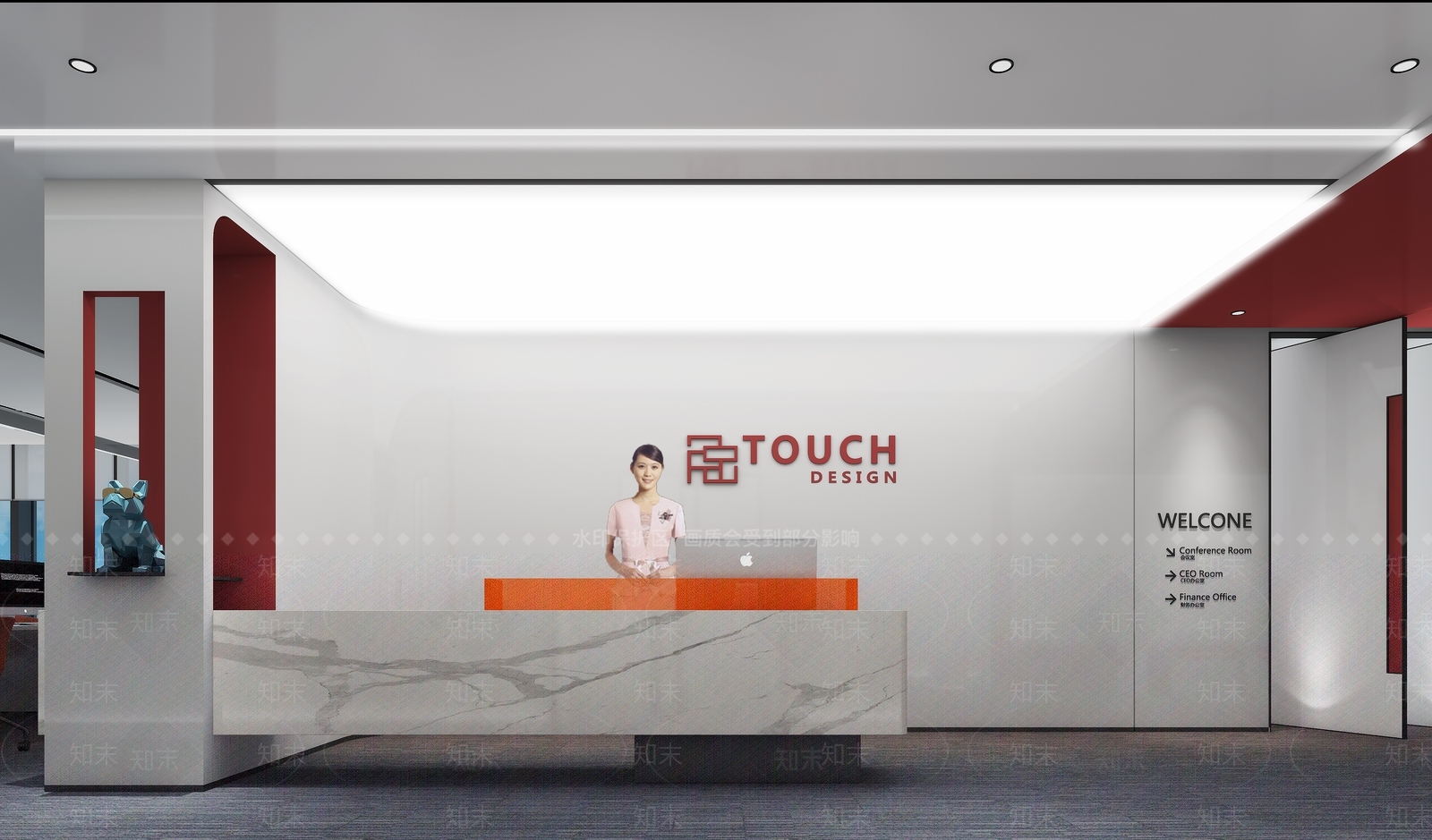 现代办公室3D模型下载【ID:1164049828】