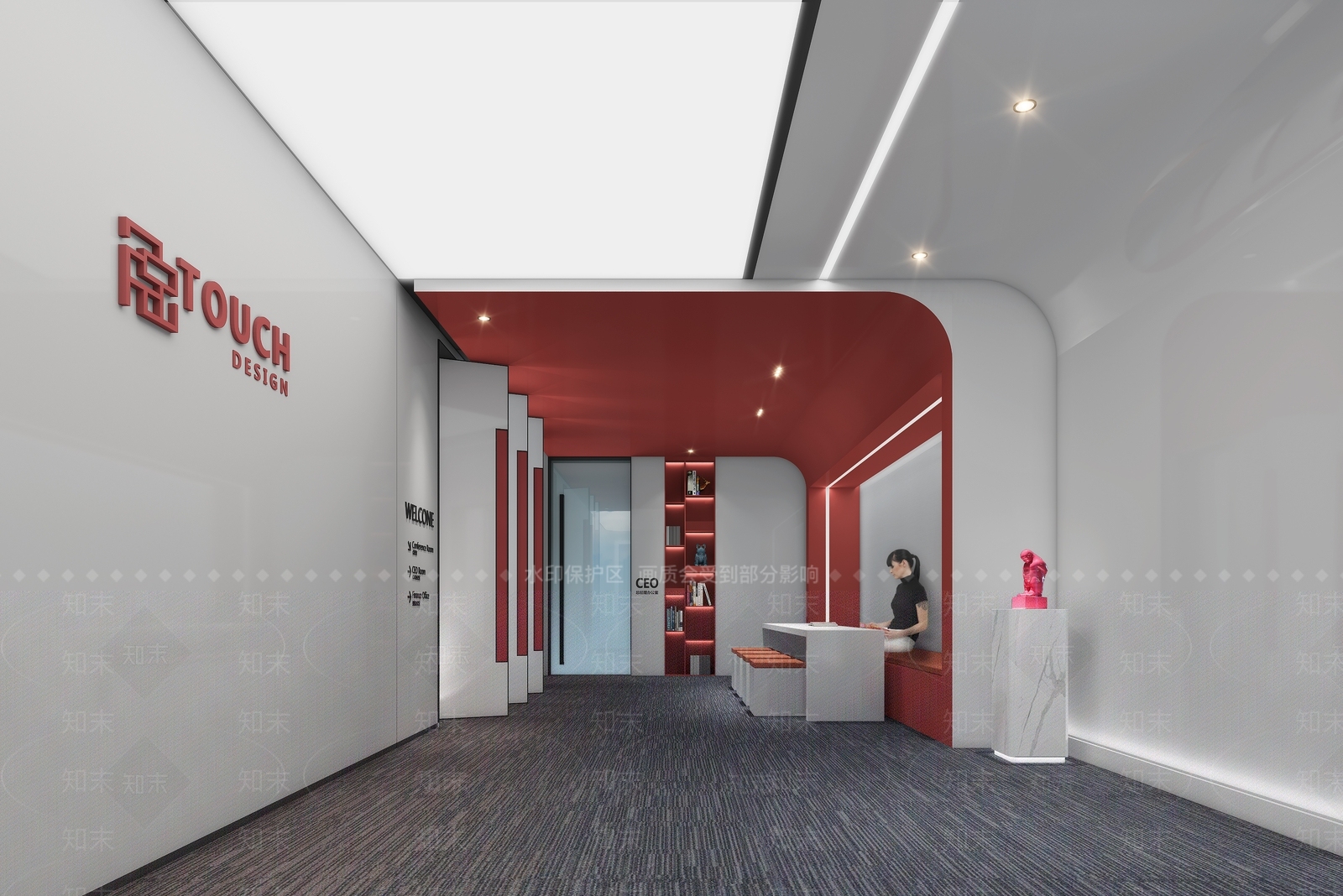 现代办公室3D模型下载【ID:1164049828】