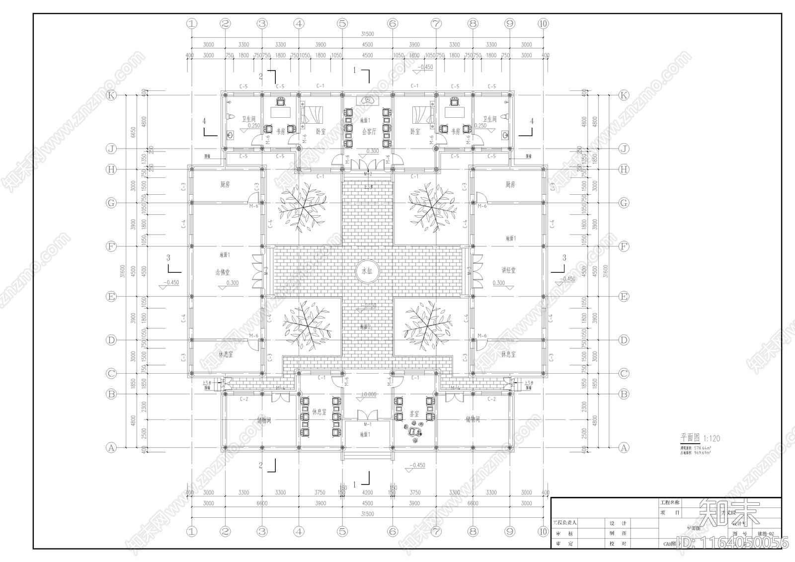 中古古建cad施工图下载【ID:1164050056】