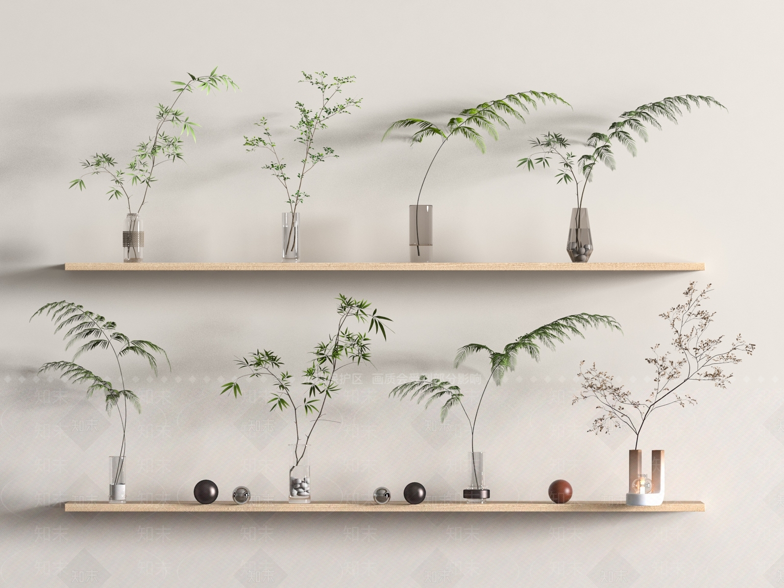 水生植物3D模型下载【ID:1164050233】