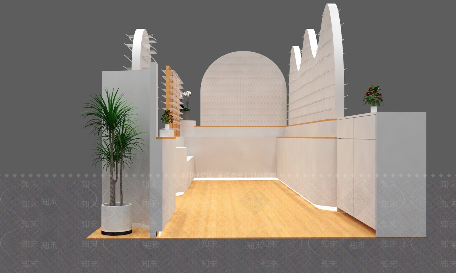 现代轻奢美陈3D模型下载【ID:1164051246】