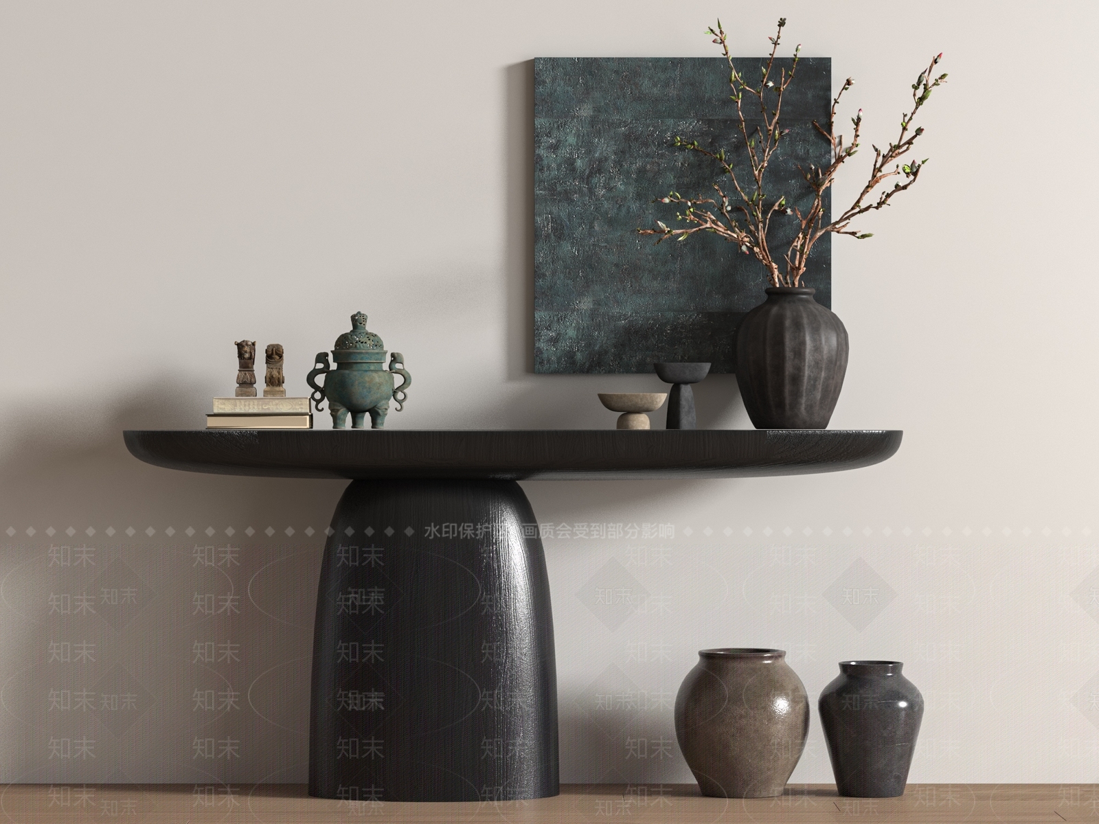 条案3D模型下载【ID:1164057791】