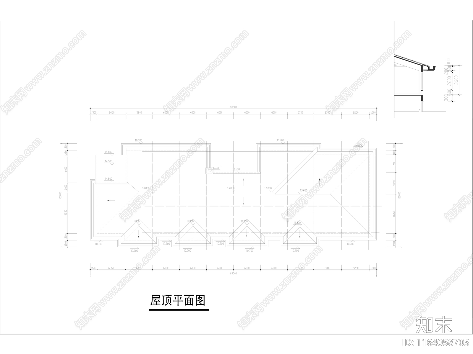 复古幼儿园建筑cad施工图下载【ID:1164058705】