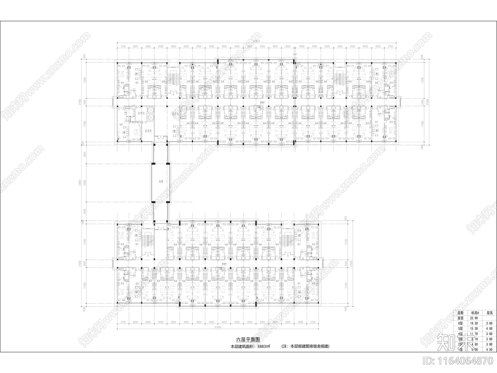 复古学校建筑cad施工图下载【ID:1164064870】