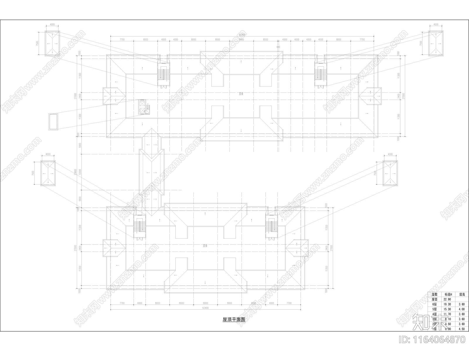 复古学校建筑cad施工图下载【ID:1164064870】