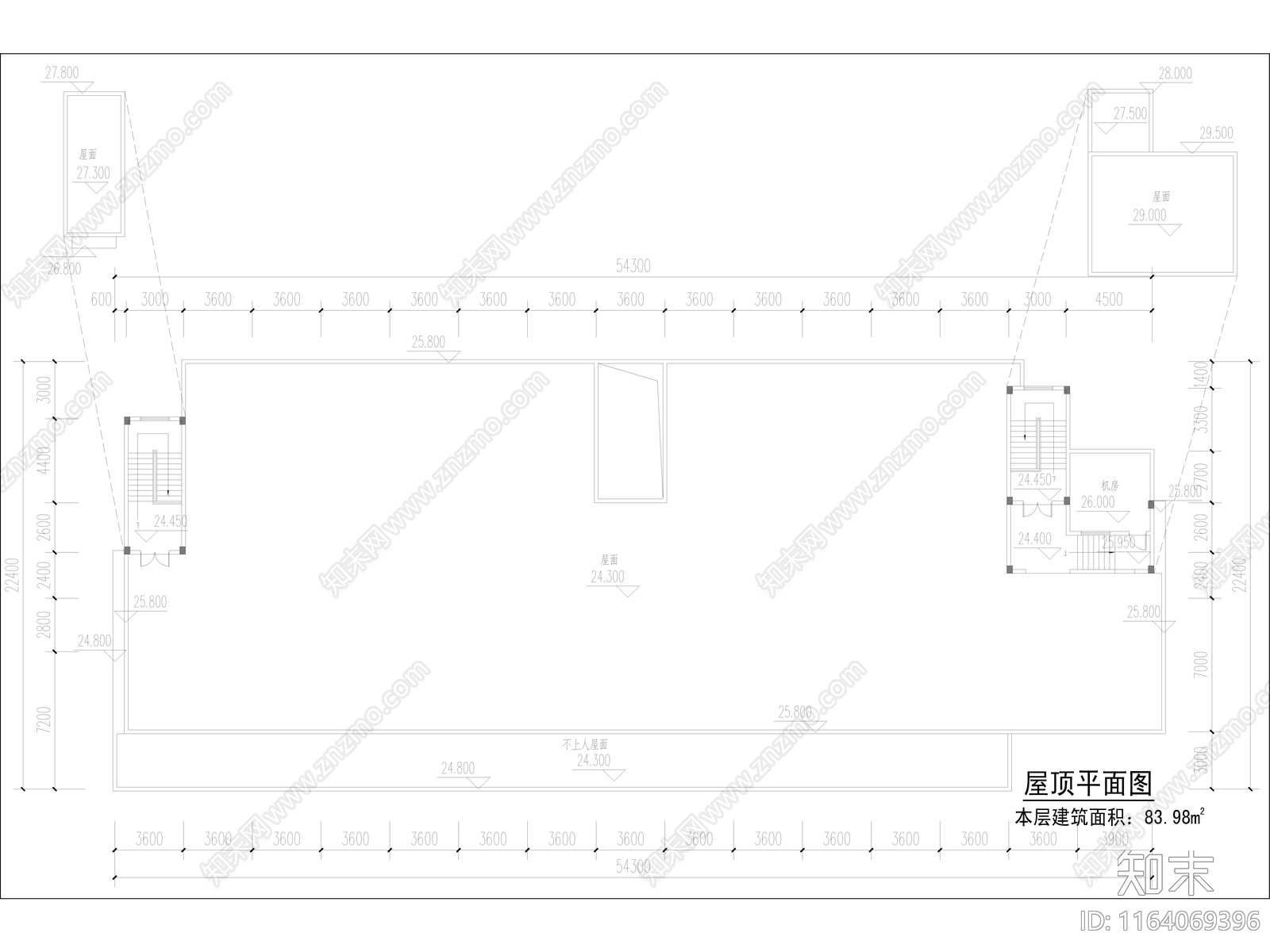 现代学校建筑cad施工图下载【ID:1164069396】