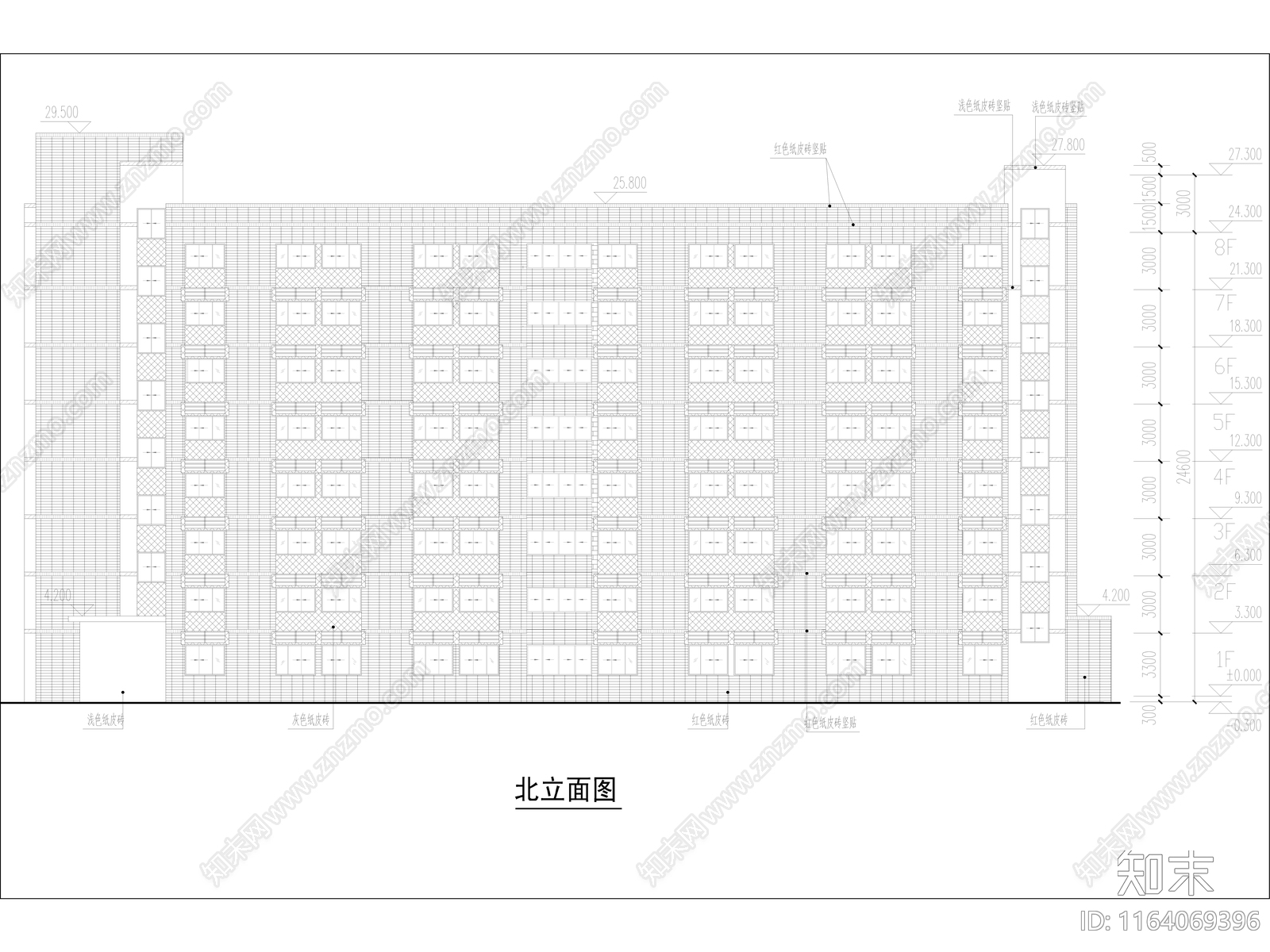 现代学校建筑cad施工图下载【ID:1164069396】