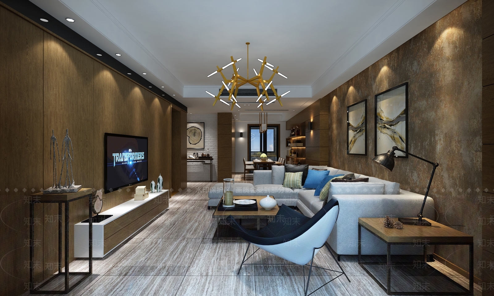 工业客餐厅3D模型下载【ID:1164079438】