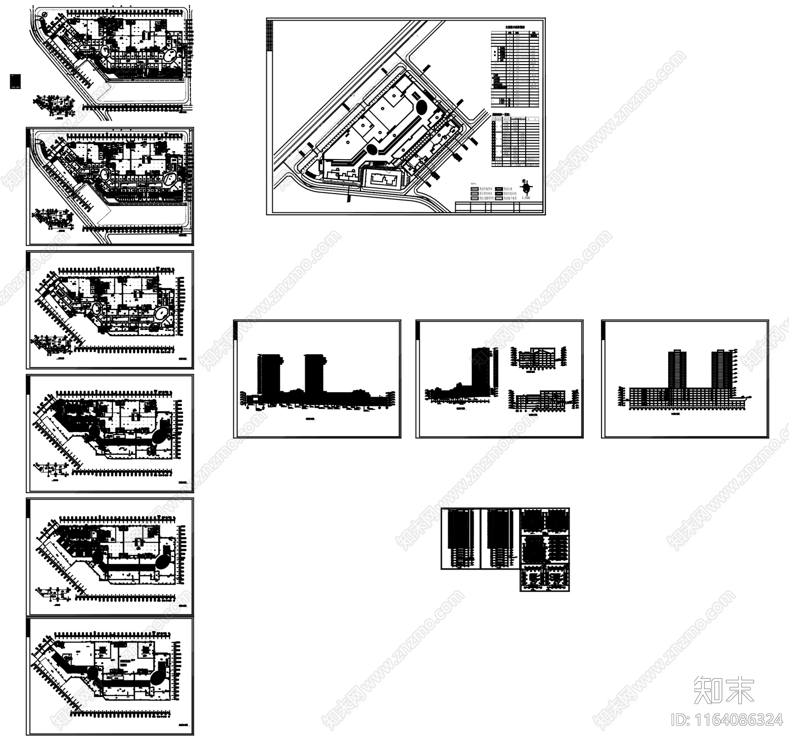 现代商场施工图下载【ID:1164086324】