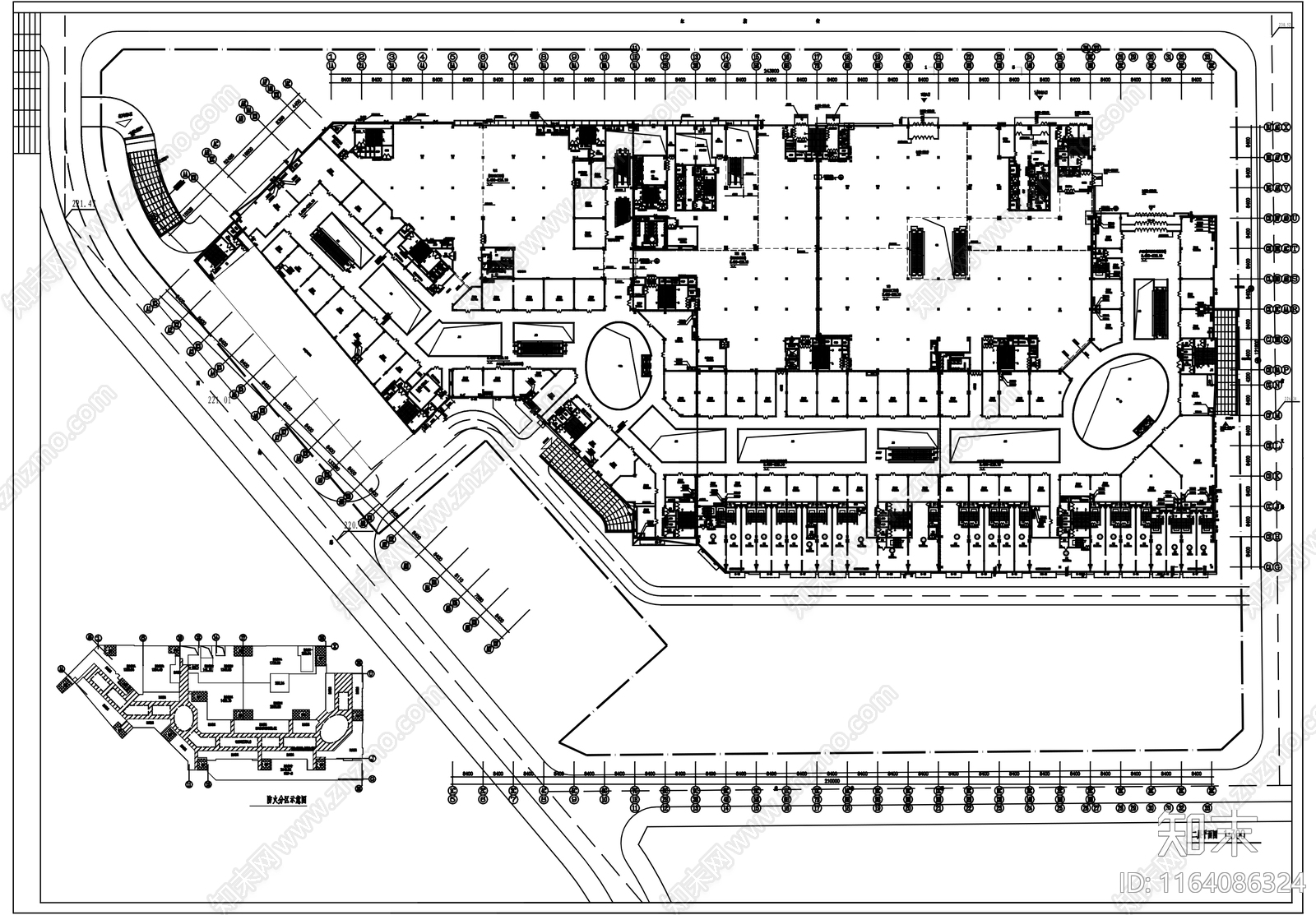 现代商场施工图下载【ID:1164086324】