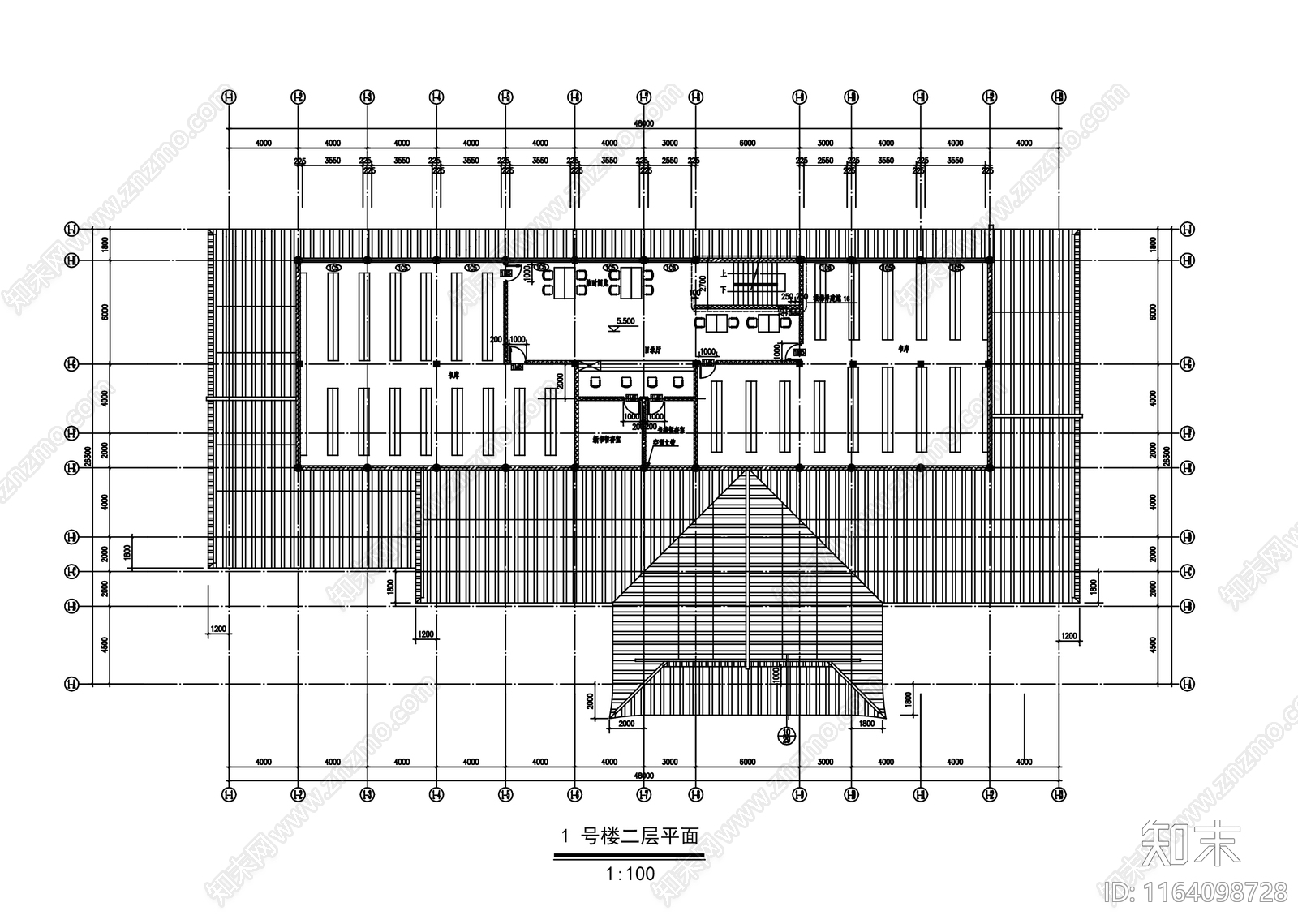 新中式中式古建cad施工图下载【ID:1164098728】