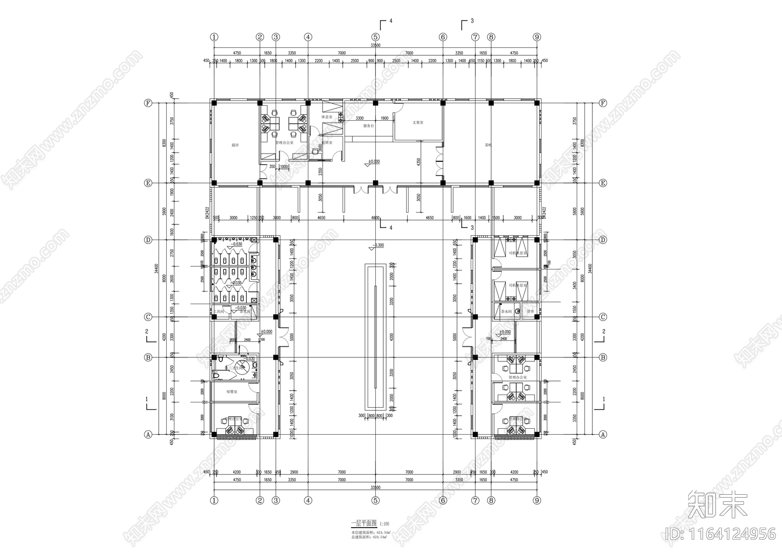 现代新中式停车楼施工图下载【ID:1164124956】