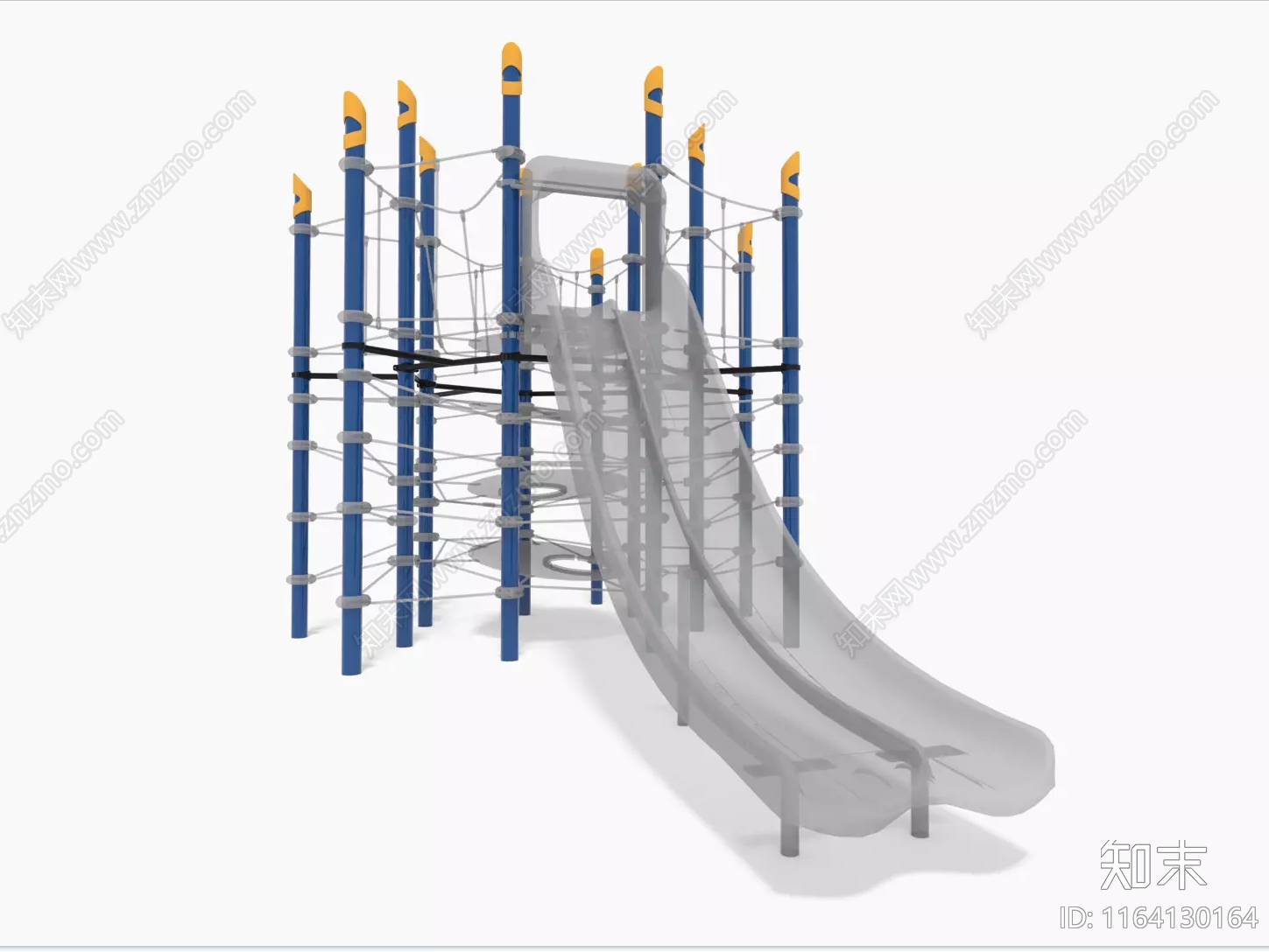 现代儿童游乐区SU模型下载【ID:1164130164】