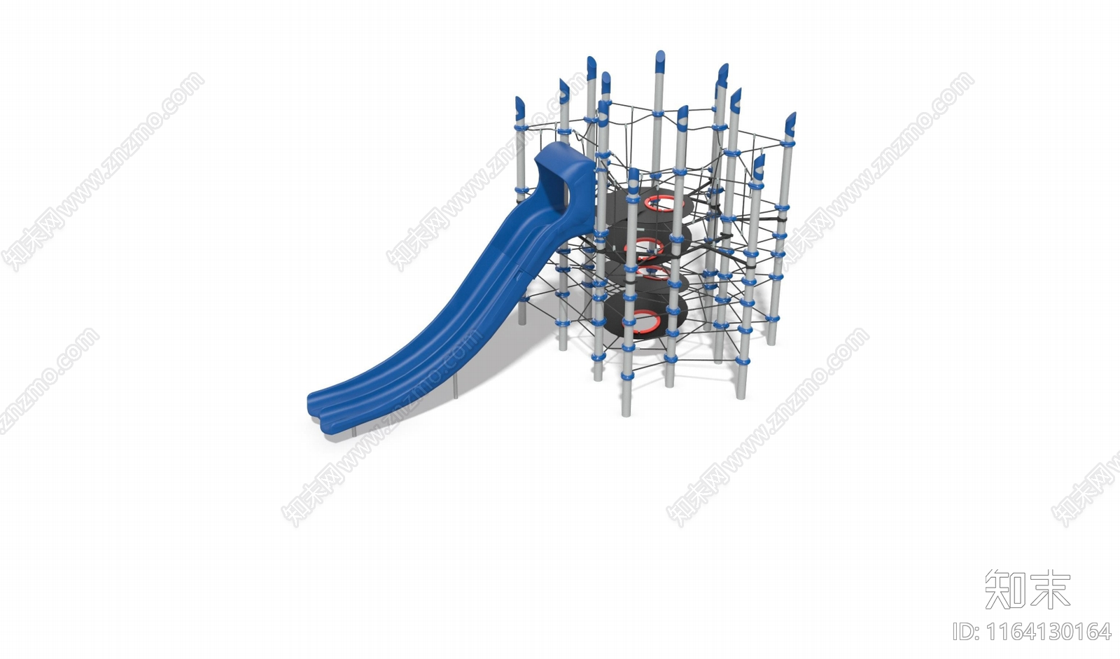 现代儿童游乐区SU模型下载【ID:1164130164】