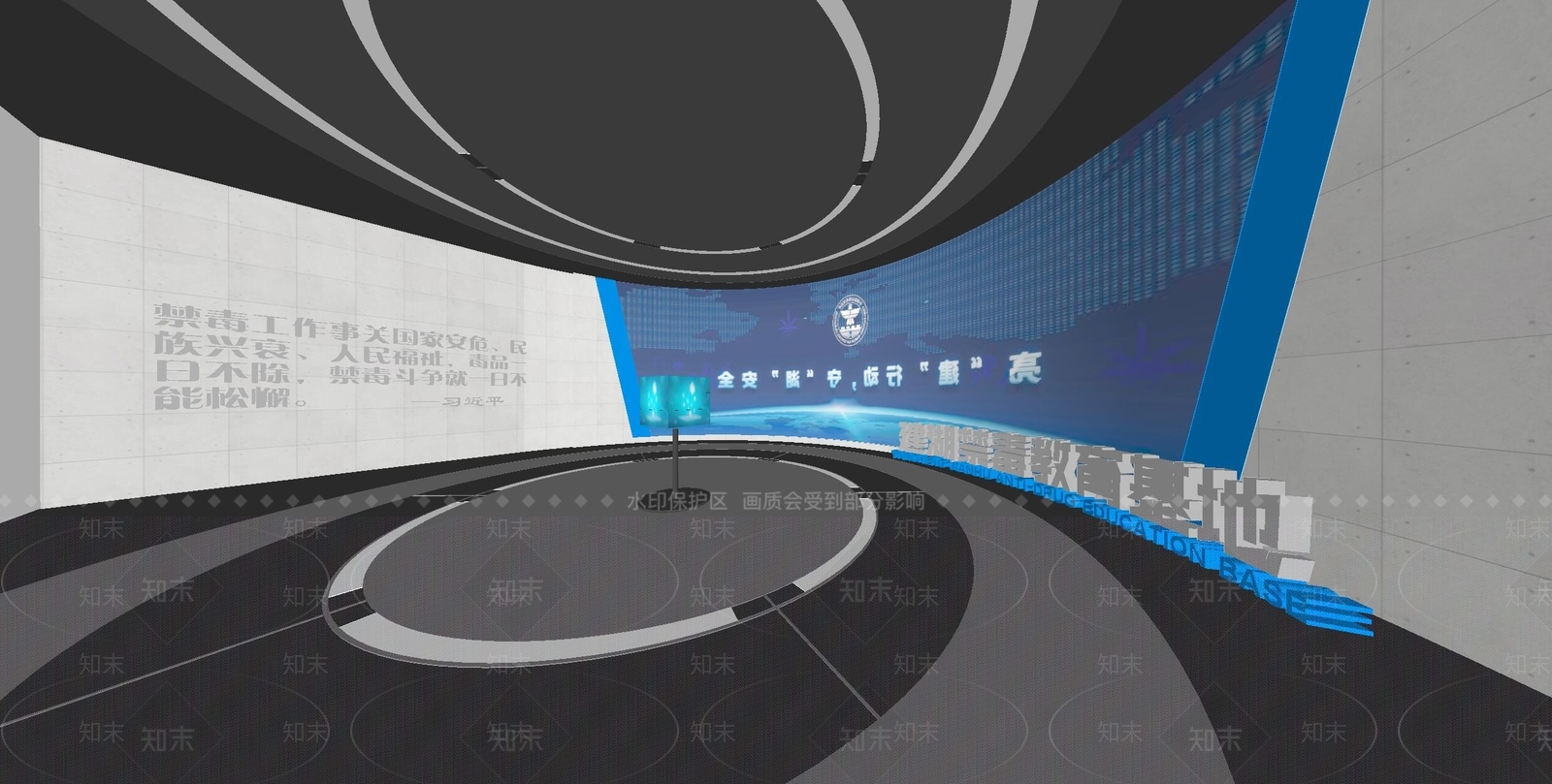 现代博物馆SU模型下载【ID:1164130042】