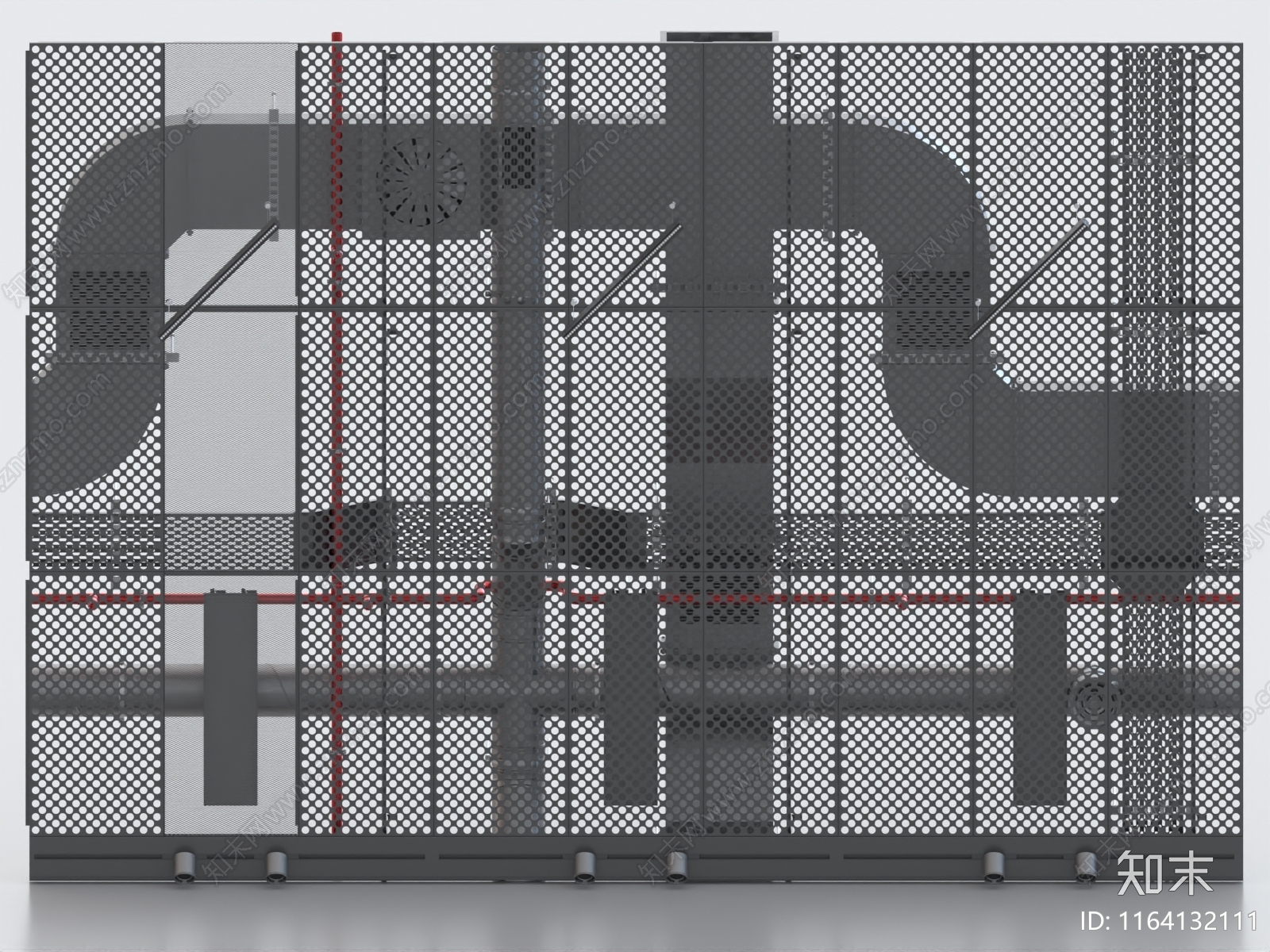 管道3D模型下载【ID:1164132111】