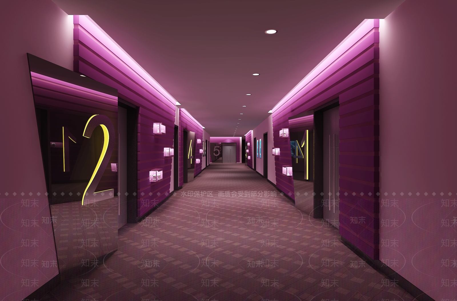 现代电影院3D模型下载【ID:1164132249】