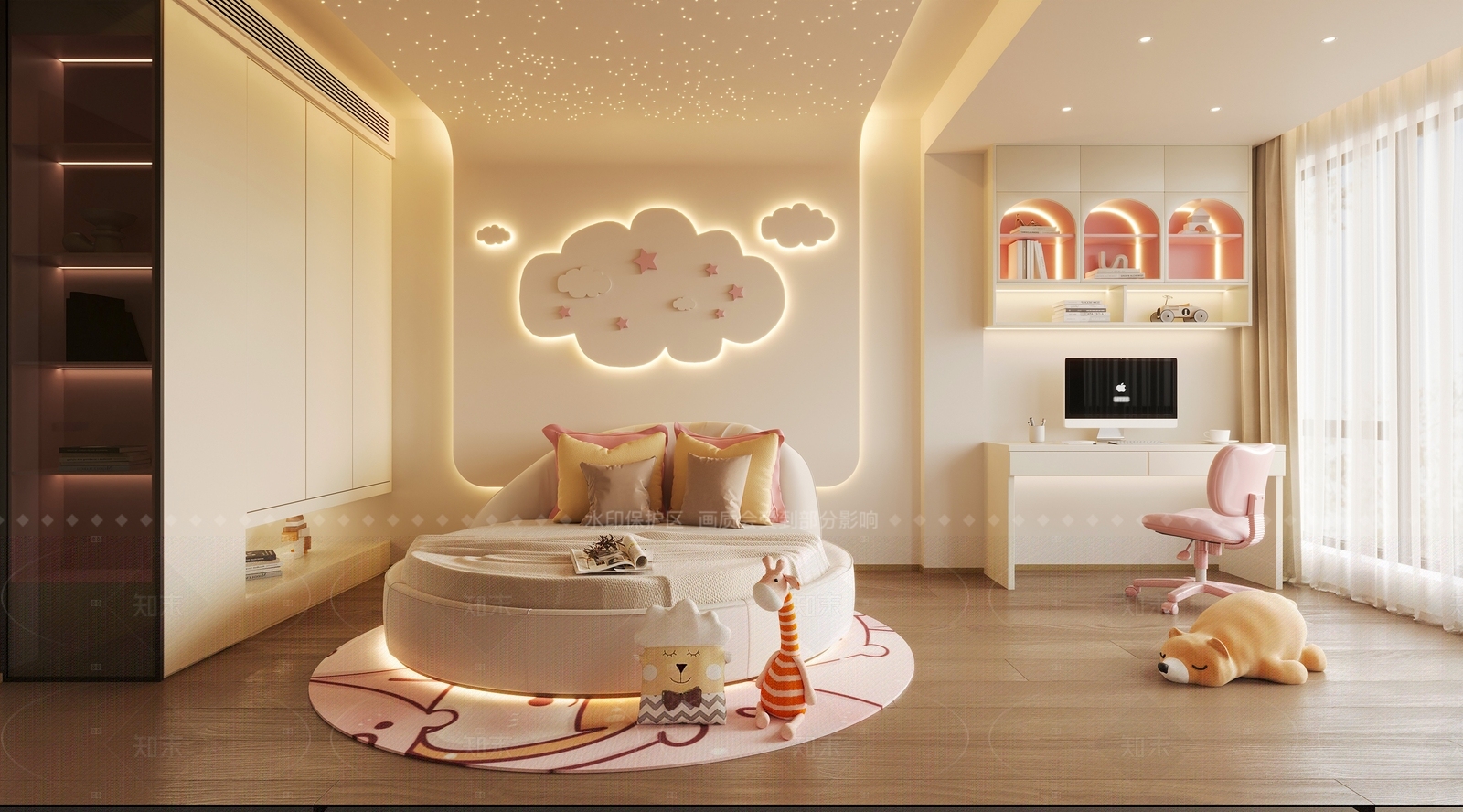 现代衣帽间3D模型下载【ID:1214628272】