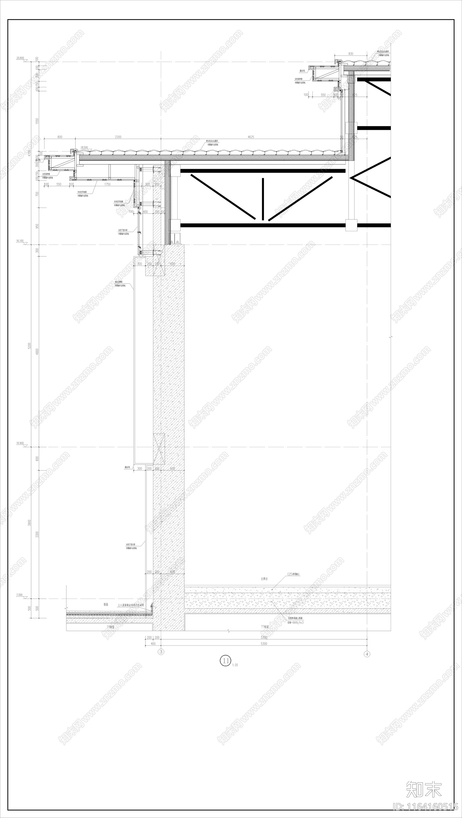现代其他公共建筑cad施工图下载【ID:1164160515】