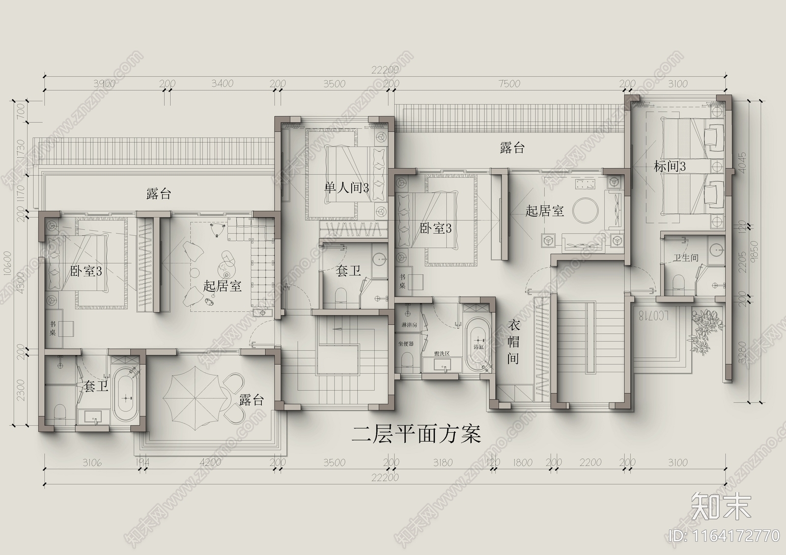 现代会所cad施工图下载【ID:1164172770】