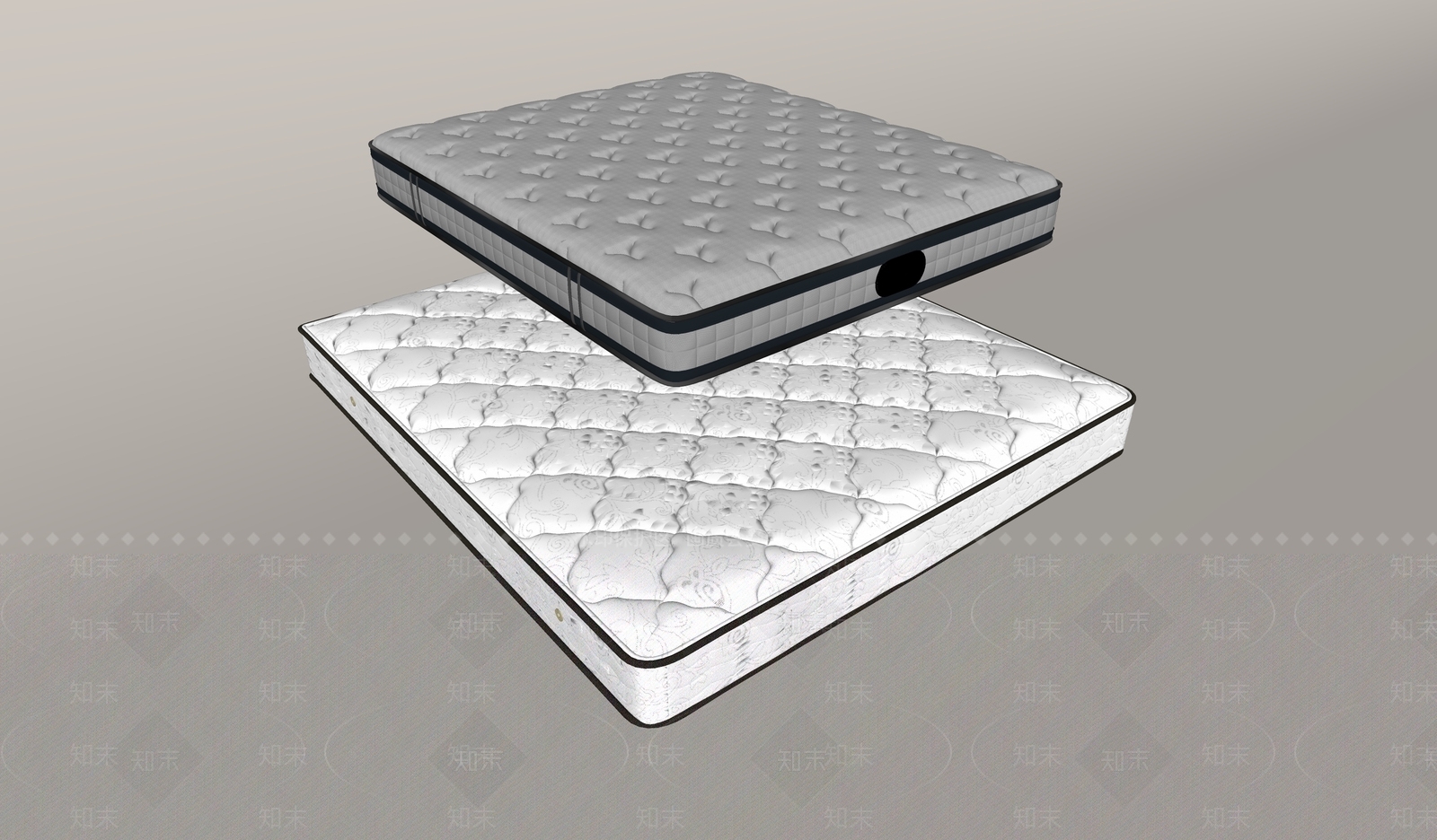 北欧其他床具SU模型下载【ID:1164178551】