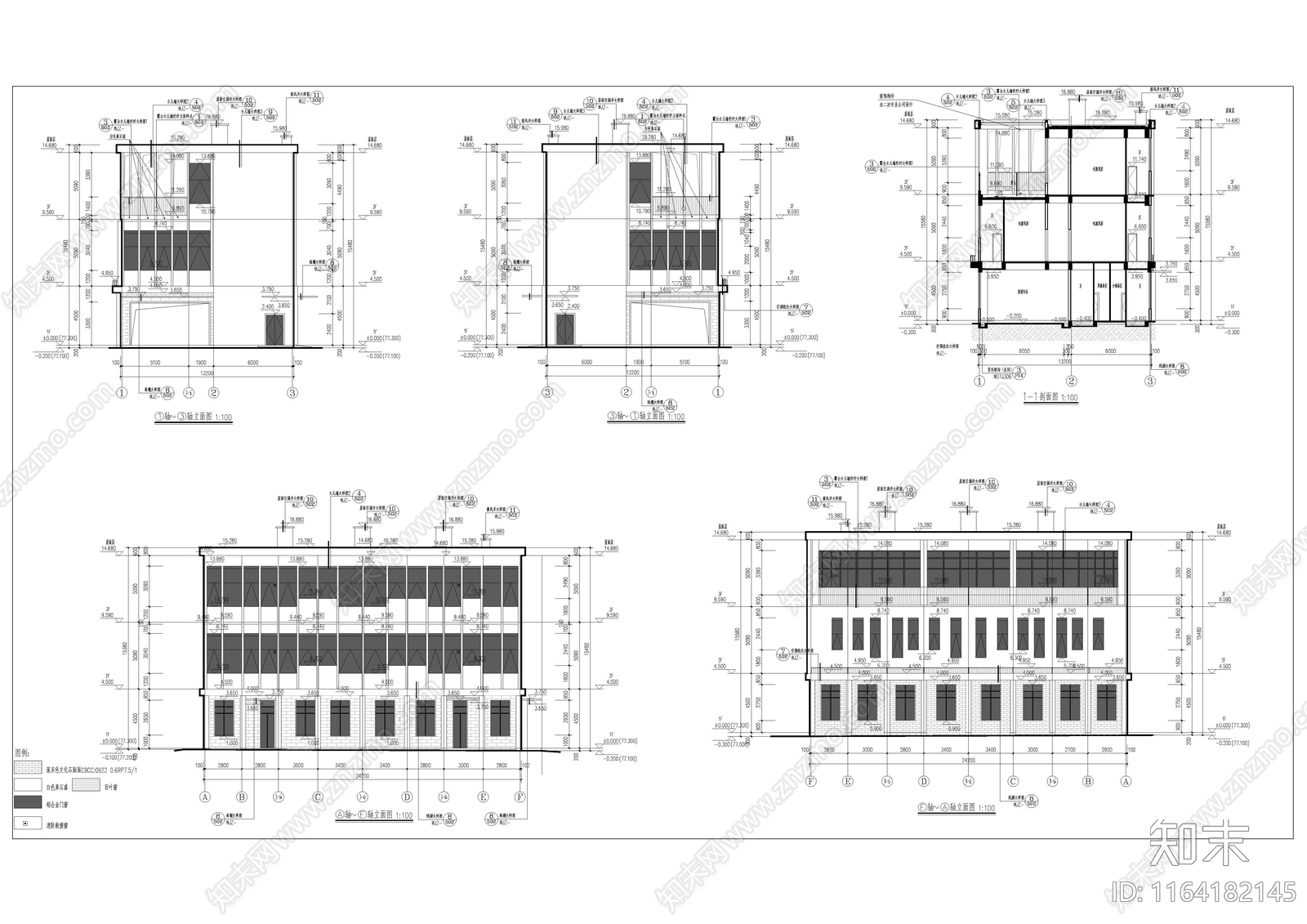现代其他公共建筑cad施工图下载【ID:1164182145】
