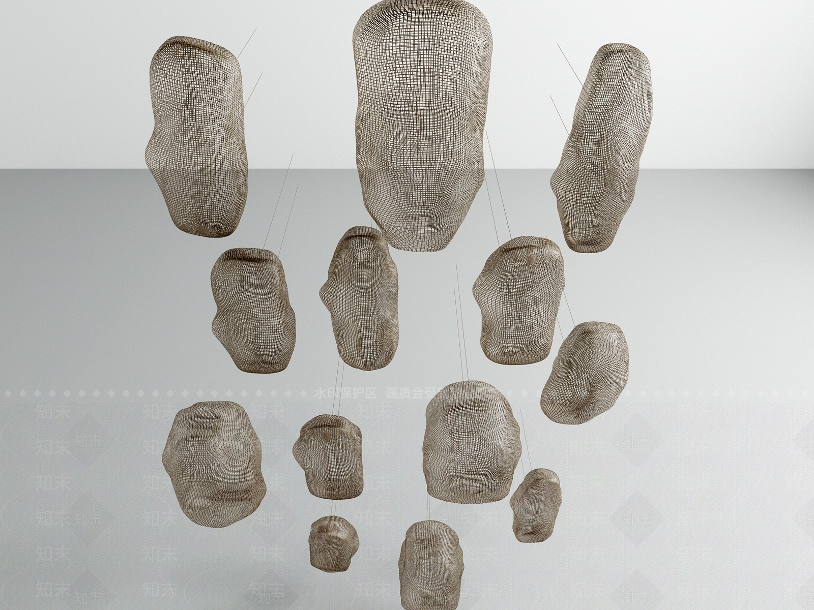 装饰灯3D模型下载【ID:1164182238】