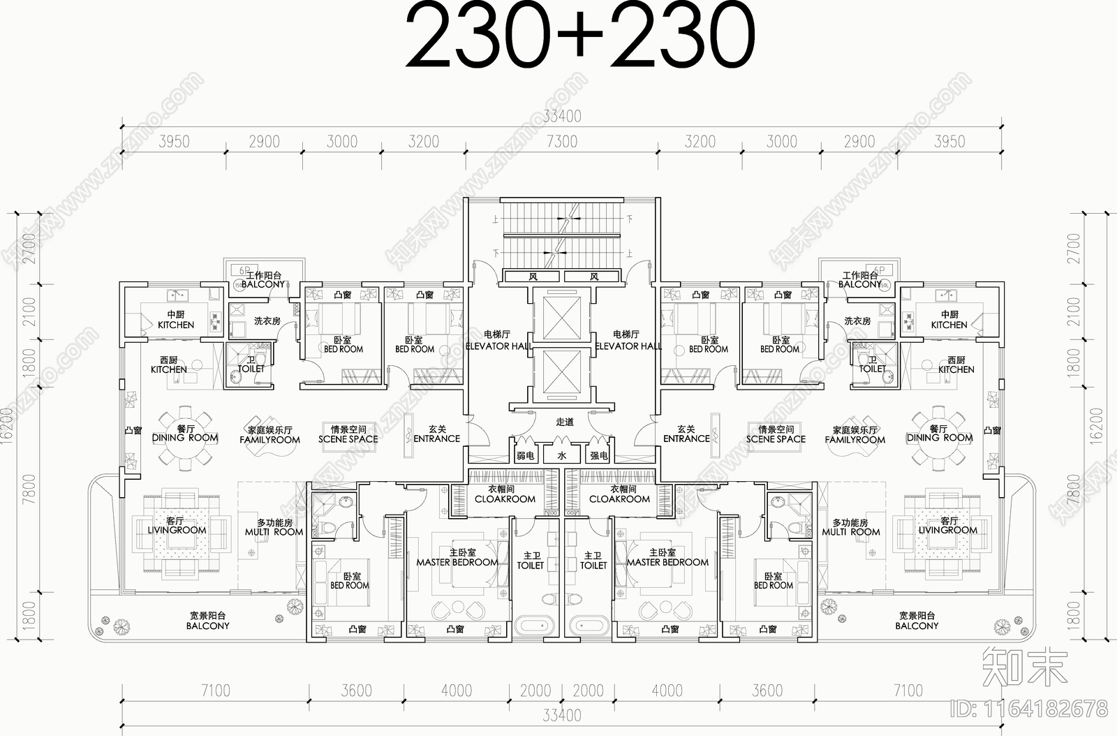 建筑平面图施工图下载【ID:1164182678】