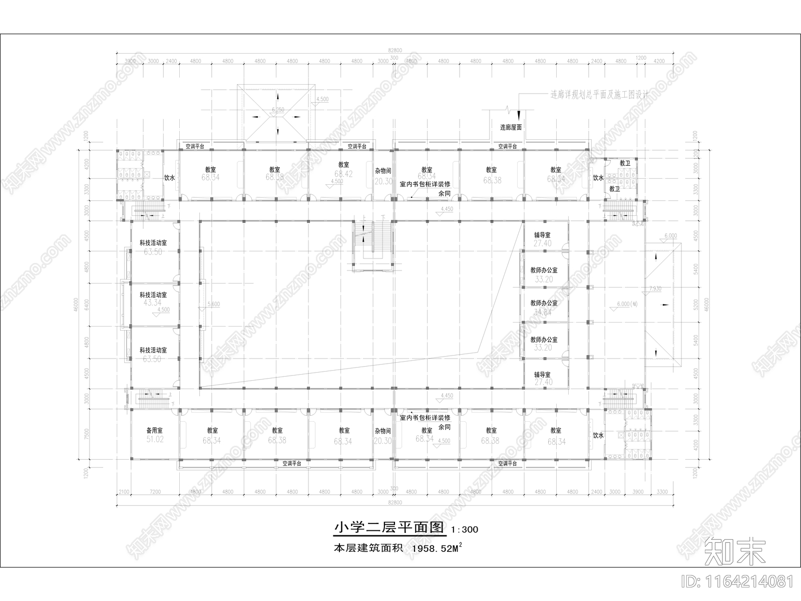 复古学校建筑cad施工图下载【ID:1164214081】