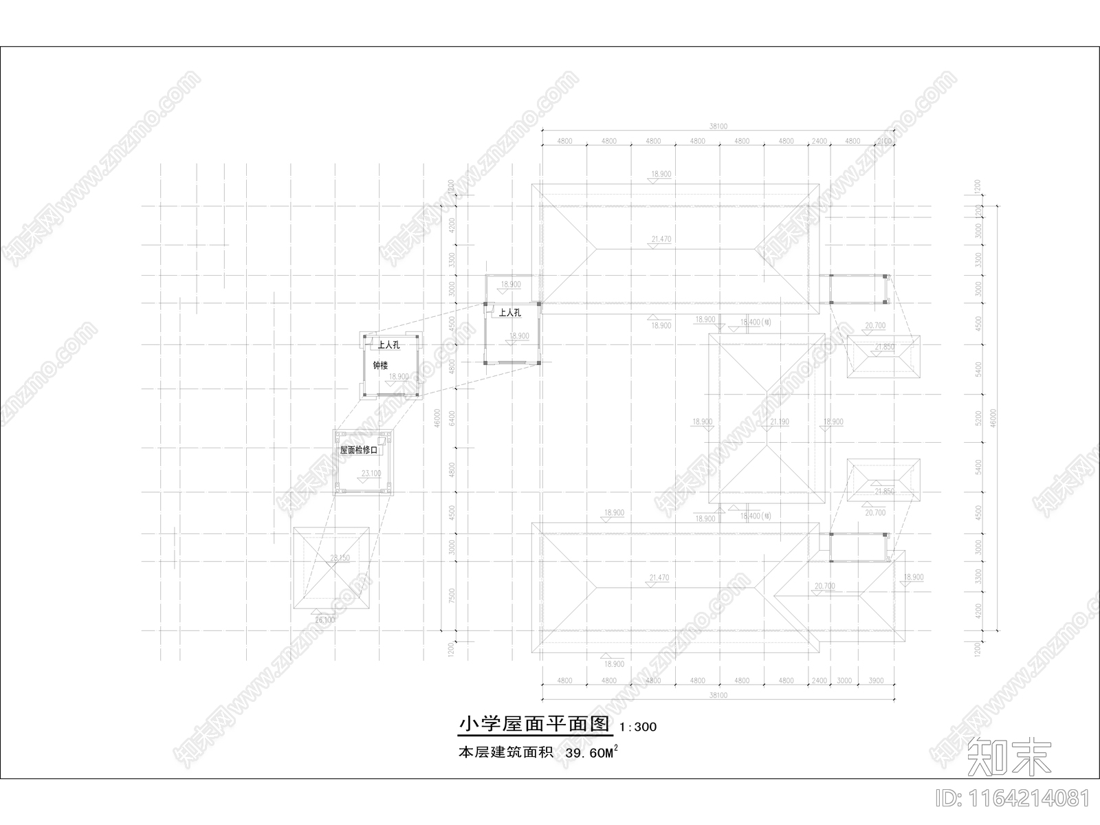 复古学校建筑cad施工图下载【ID:1164214081】