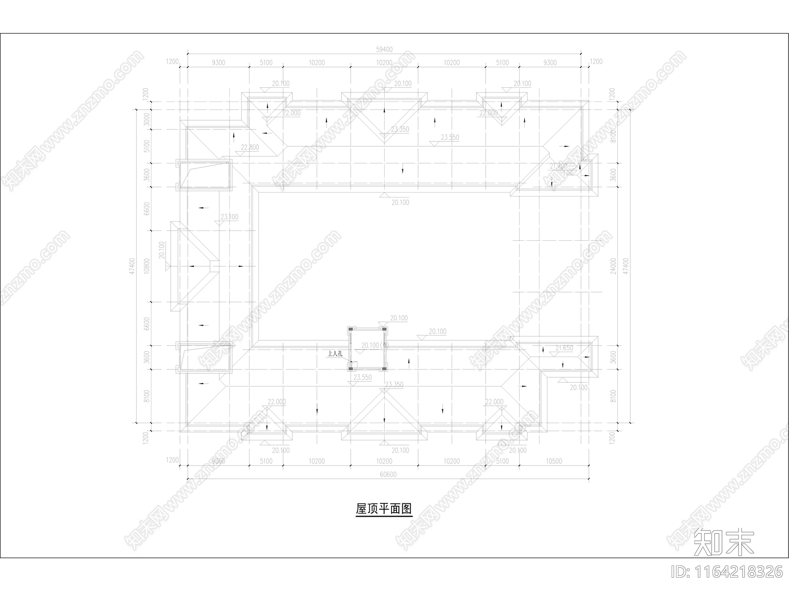 复古学校建筑cad施工图下载【ID:1164218326】