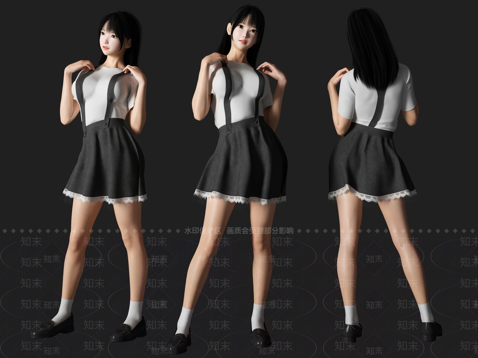 女人SU模型下载【ID:1164220819】