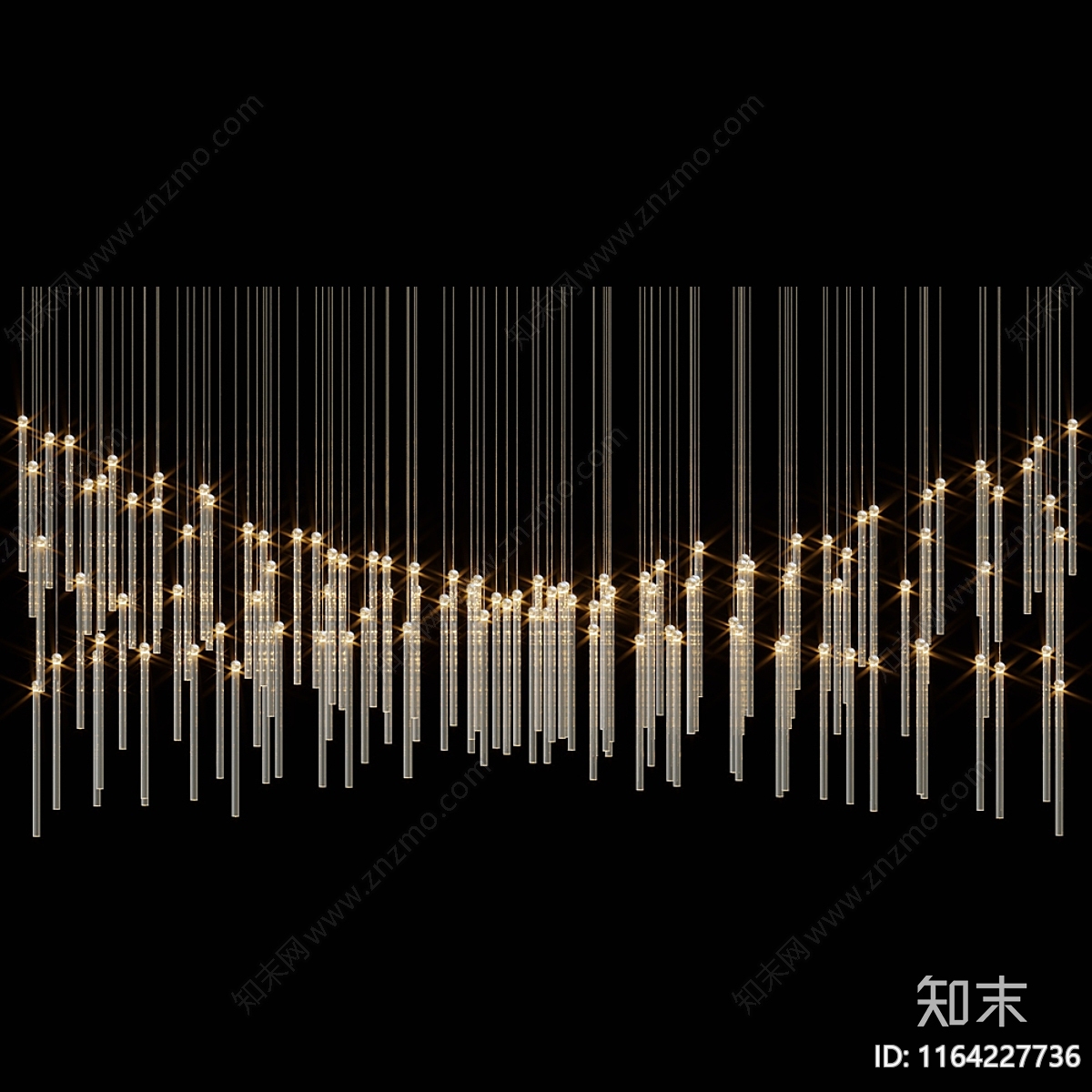 现代吊灯3D模型下载【ID:1164227736】