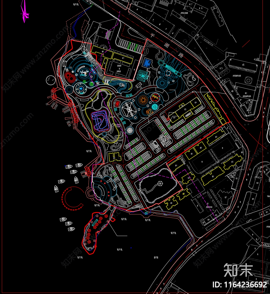 现代露营CAD图纸