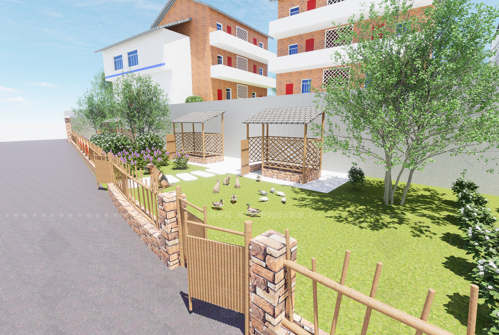 现代其他景观小建筑SU模型下载【ID:1164509432】