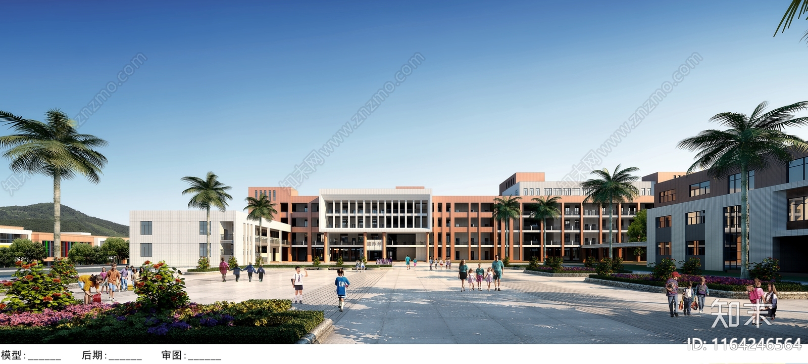 现代学校建筑cad施工图下载【ID:1164246564】