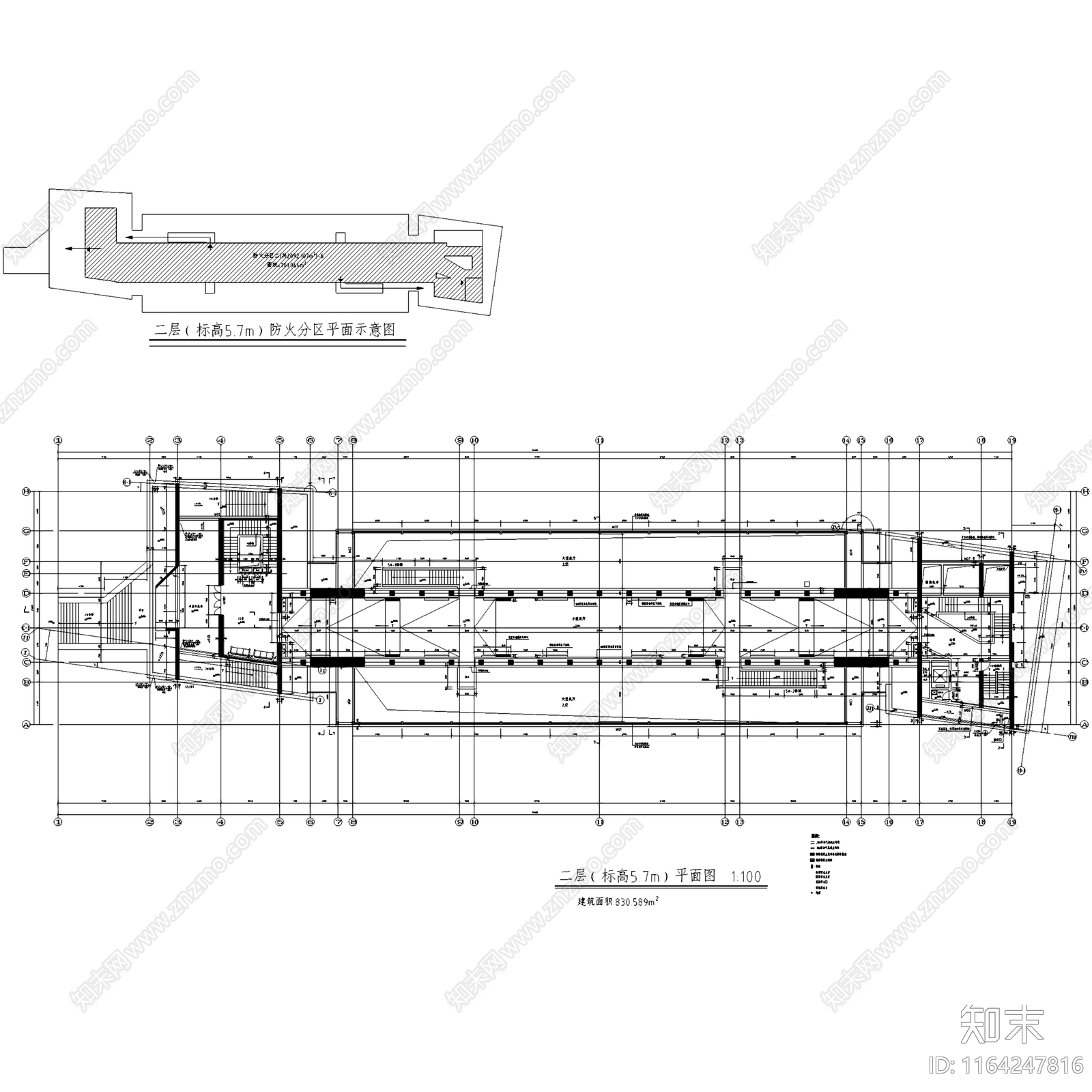 现代新中式美术馆建筑施工图下载【ID:1164247816】