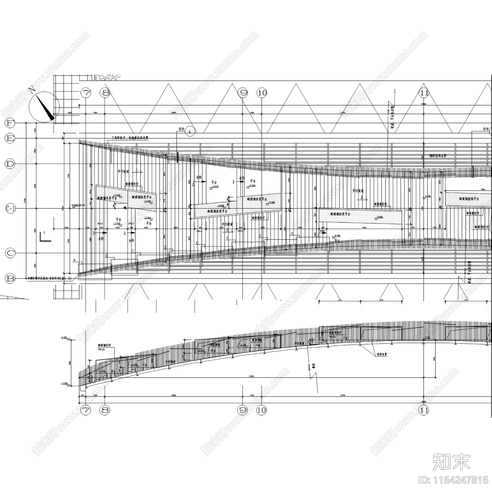 现代新中式美术馆建筑施工图下载【ID:1164247816】