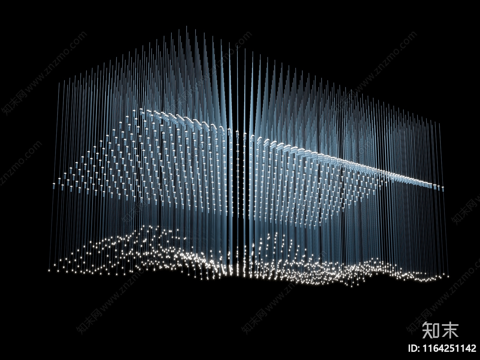 现代吊灯3D模型下载【ID:1164251142】