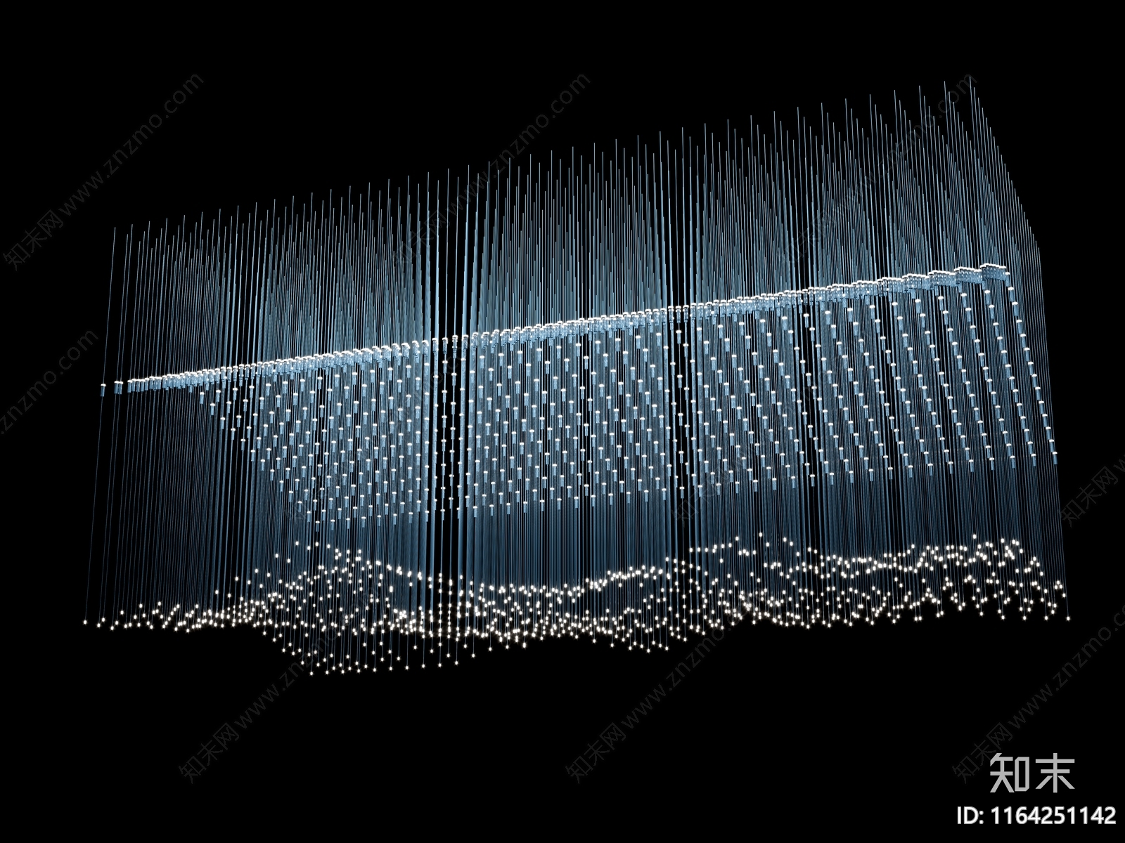 现代吊灯3D模型下载【ID:1164251142】