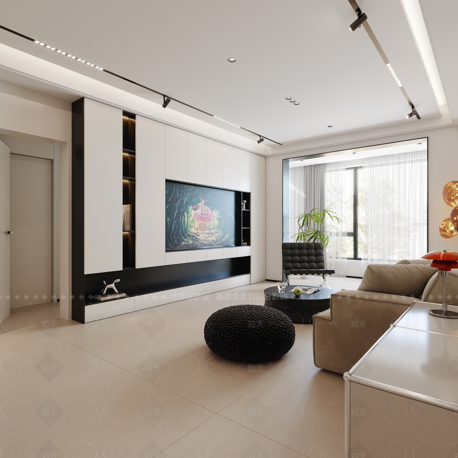 现代茶水间3D模型下载【ID:1214629417】