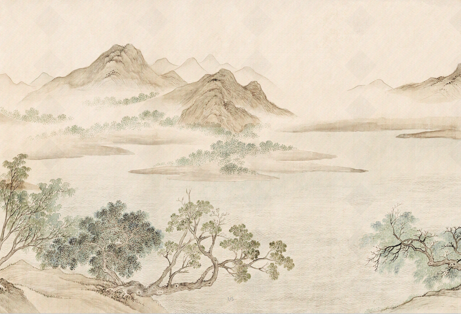 新中式中式壁画贴图下载【ID:1164257088】